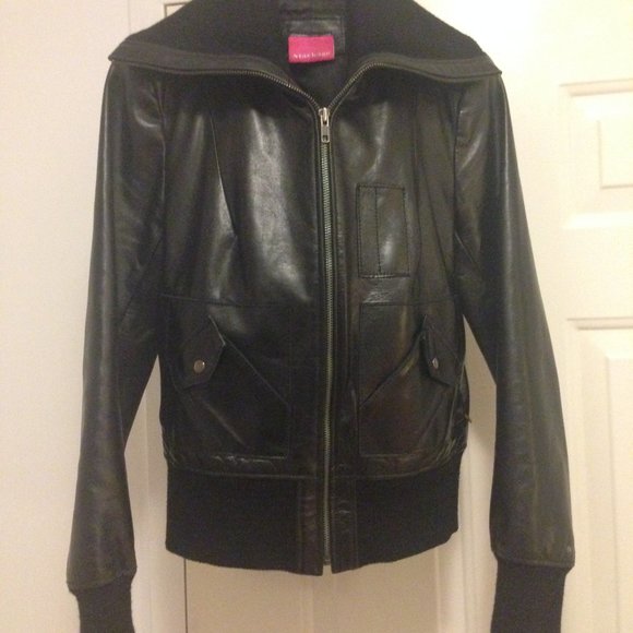 Mackage Leather Jacket - Picture 1 of 2